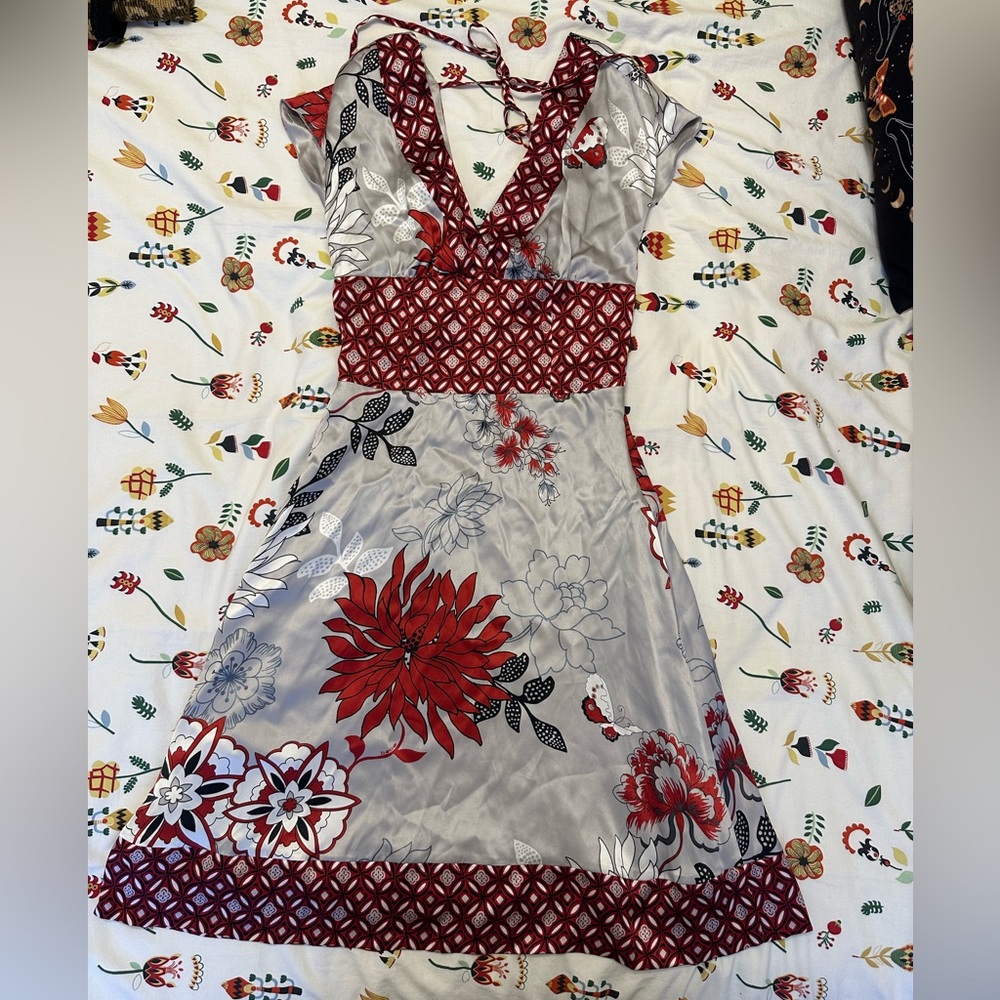 Vintage satin Bebe dress